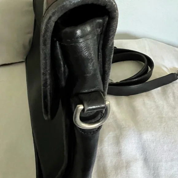 Coach vintage Black Leather briefcase